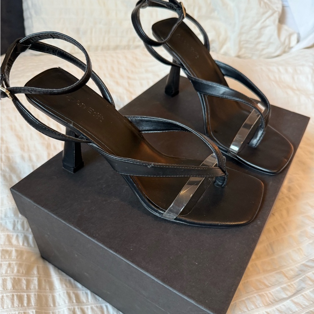 OPEN EDIT Black Strappy Heels | Women’s size 7.5